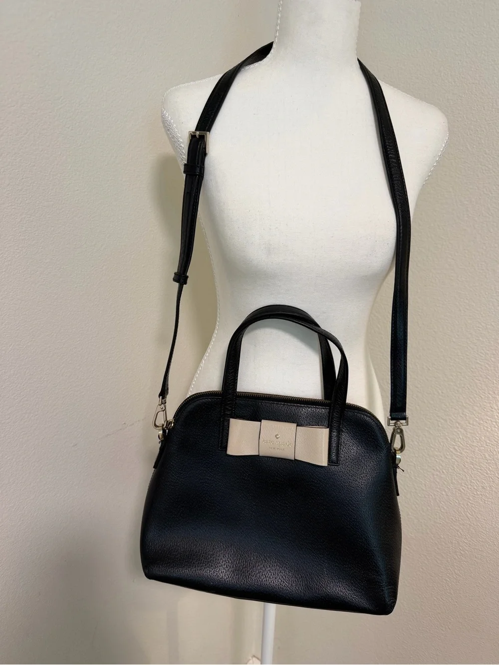 kate spade structured black